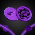 Purple 1 1/2" Clip-On Medallion